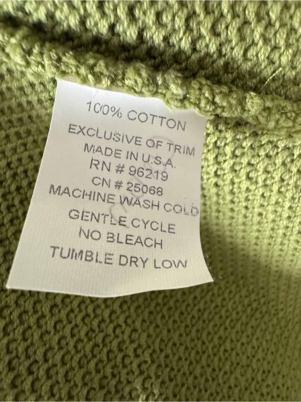 Willow Light Olive Green Textured Button Front Cardigan Jacket - Picture 8 of 8